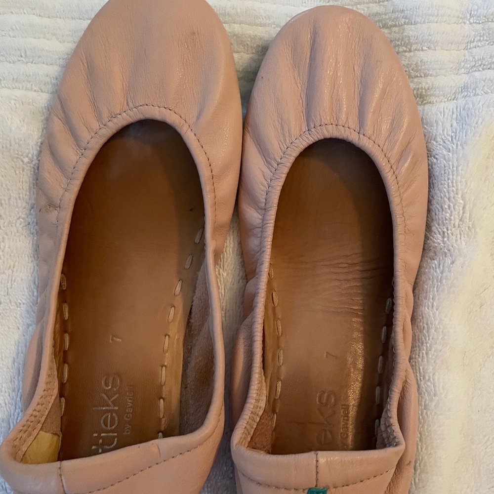 Tieks, ballet pink, sz 7